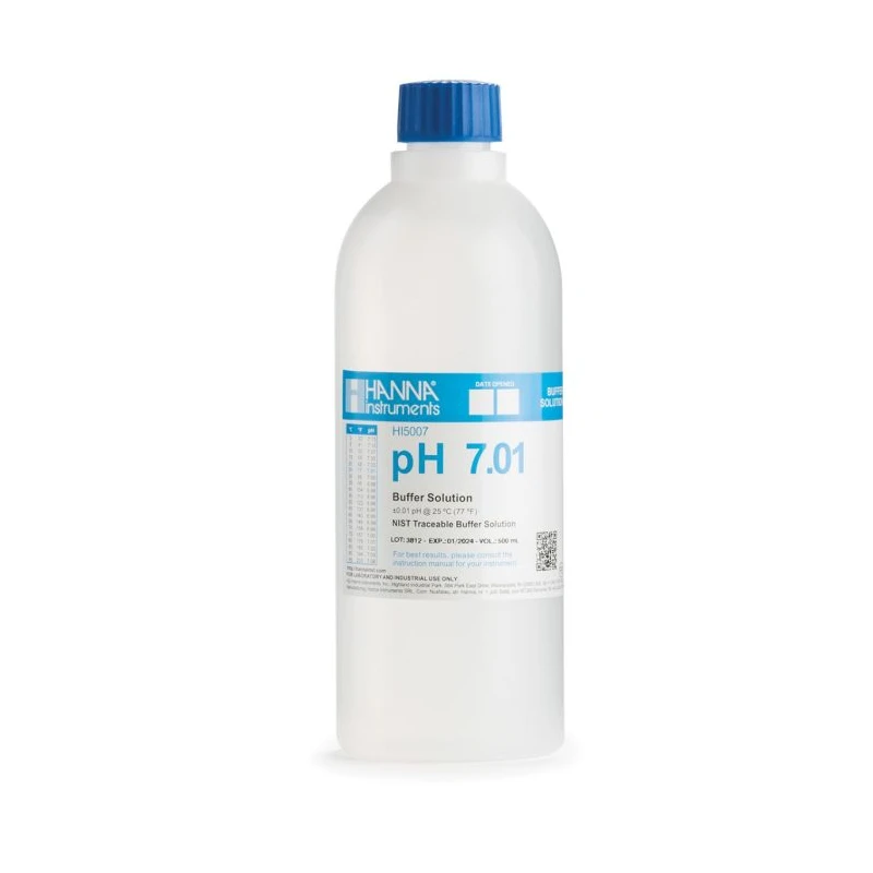 Hanna Instruments HI5007-01 pH 7.01 Technical Calibration Buffer, 1L | EnvMart
