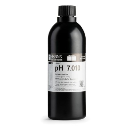 Hanna Instruments HI6007 pH 7.010 Millesimal Calibration Buffer Solution 500 mL | EnvMart