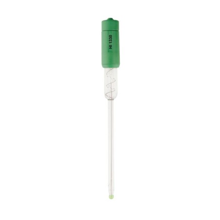 Glass Body pH Electrode for Vials & Tubes HI1330B | Laboratory, Refillable, BNC | EnvMart