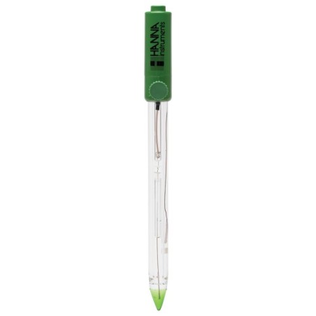 Hanna Instruments HI1053B pH Electrode Conical Tip Double Junction Glass Body | EnvMart
