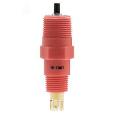 HI1001 Industrial pH Electrode, PVDF, Process Control Probe, BNC, 3m Cable | EnvMart