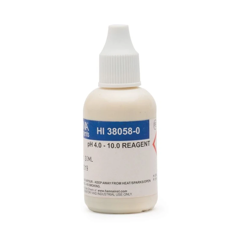 HI38058-100 pH Test Kit Replacement Reagents, 300 Tests, Colorimetric | EnvMart