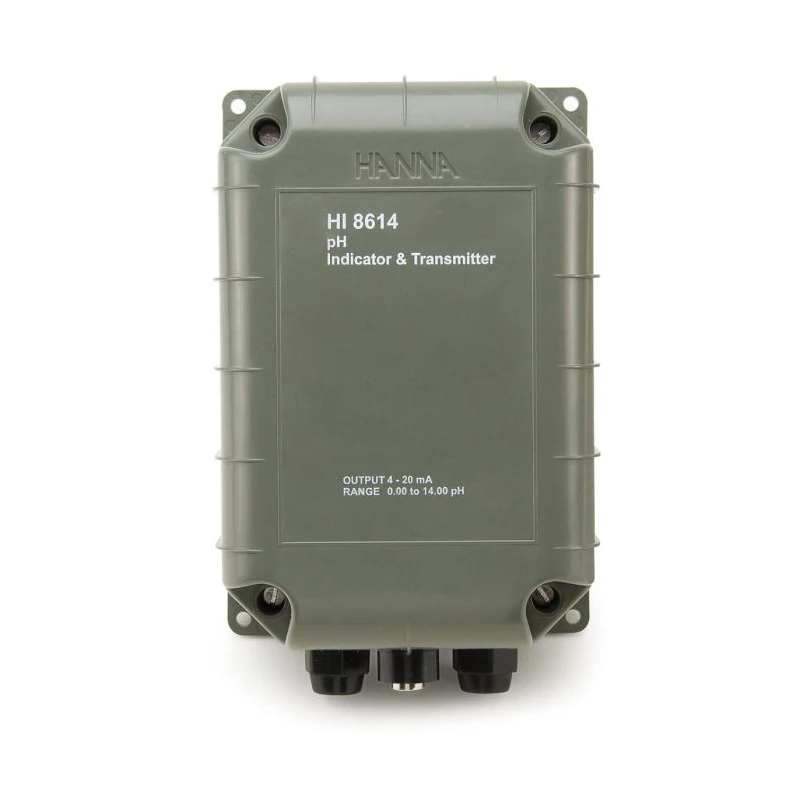 HI8614N pH Transmitter, 4-20 mA Galvanic Output, Water-Resistant, IP65 | EnvMart