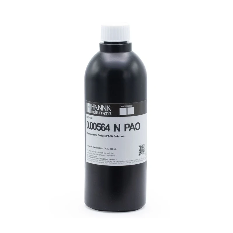 Hanna HI70466 Phenylarsine Oxide (PAO) Solution 0.00564N, 500 mL | EnvMart