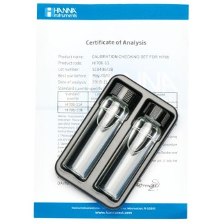 Phosphorus High-Range Checker HC Calibration Check Set HI706-11, 0.00–15.00 ppm, Cuvettes | EnvMart