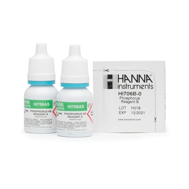 HI706-25 Phosphorus High-Range Checker Reagents, 25 Tests, High-Purity | EnvMart