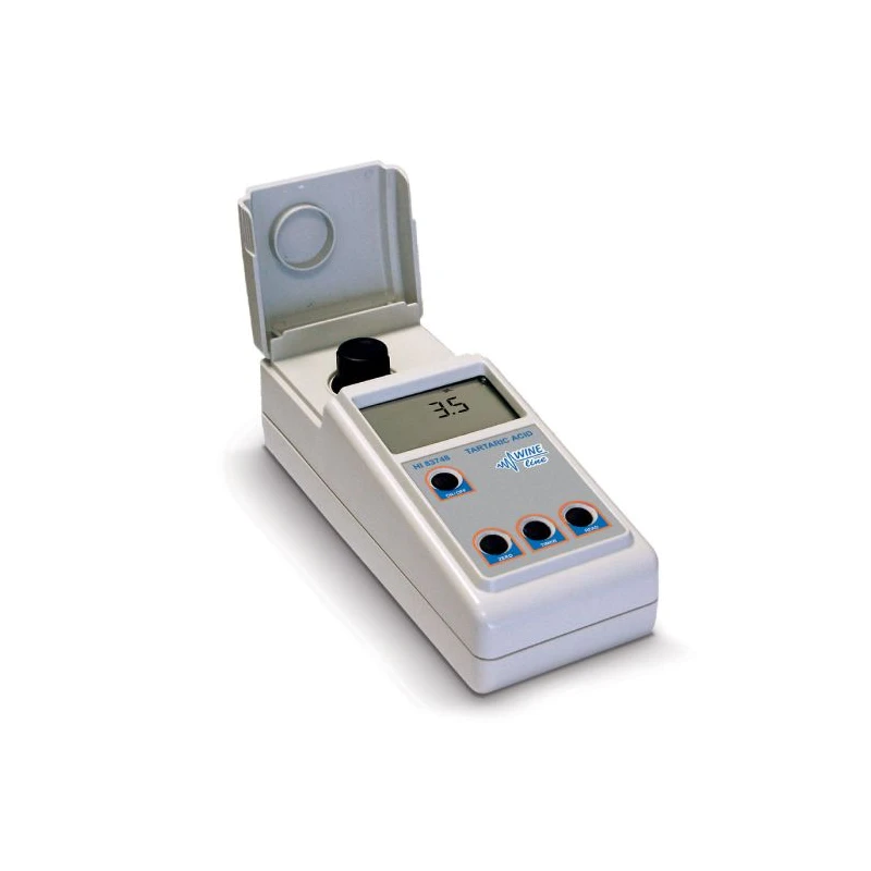 Hanna HI83748 Photometer for Tartaric Acid in Wine, Portable, 0.0–5.0 g/L | EnvMart