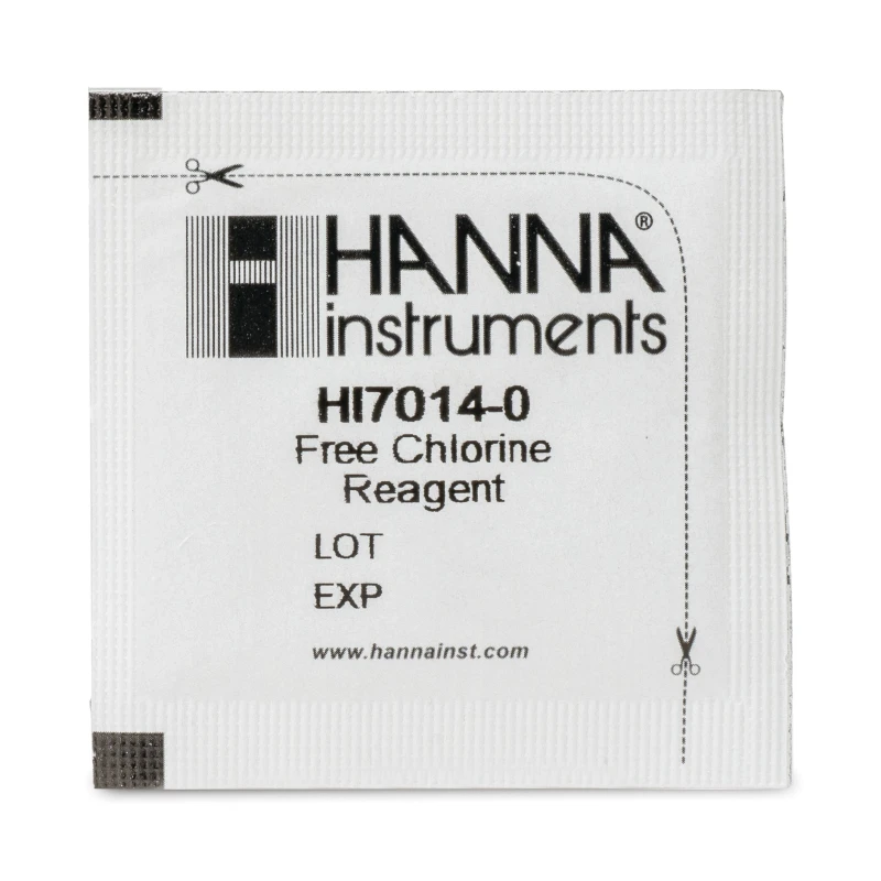HI7014-25 Pool Line Free Chlorine Reagents, DPD Method, 25 Tests | EnvMart