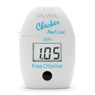 Hanna HI7014 Pool Line Free Chlorine Checker HC Portable Colorimeter 0.00–2.50 ppm | EnvMart