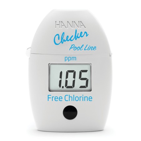 Hanna HI7014 Pool Line Free Chlorine Checker HC Portable Colorimeter 0.00–2.50 ppm | EnvMart
