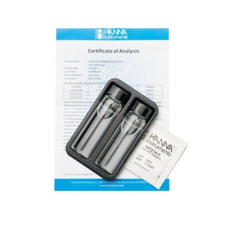 HI7214-11 Pool Line Iron Checker HC Calibration Check Set 1.00±0.06 ppm, Water Analysis | EnvMart
