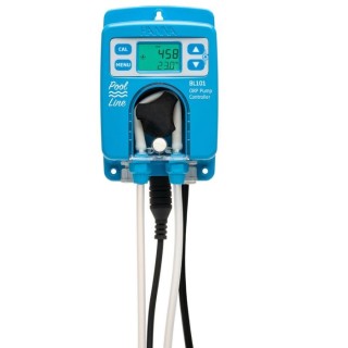 Pool Line BL101 ORP Controller and Dosing Pump, Panel Mounted Flow Cell | EnvMart