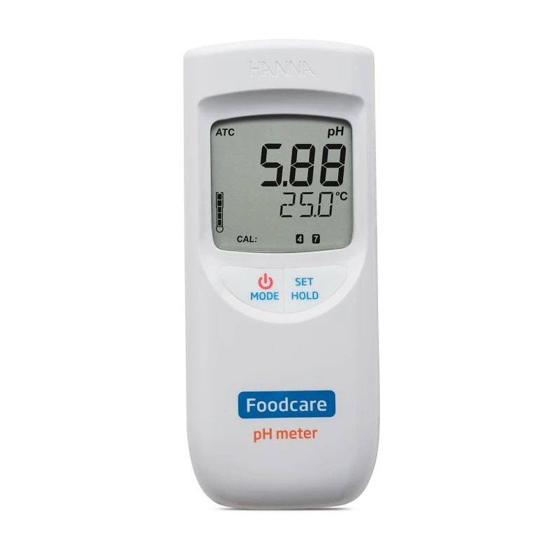 Portable Food and Dairy pH Meter HI99161, Automatic Calibration, IP7 Waterproof | EnvMart