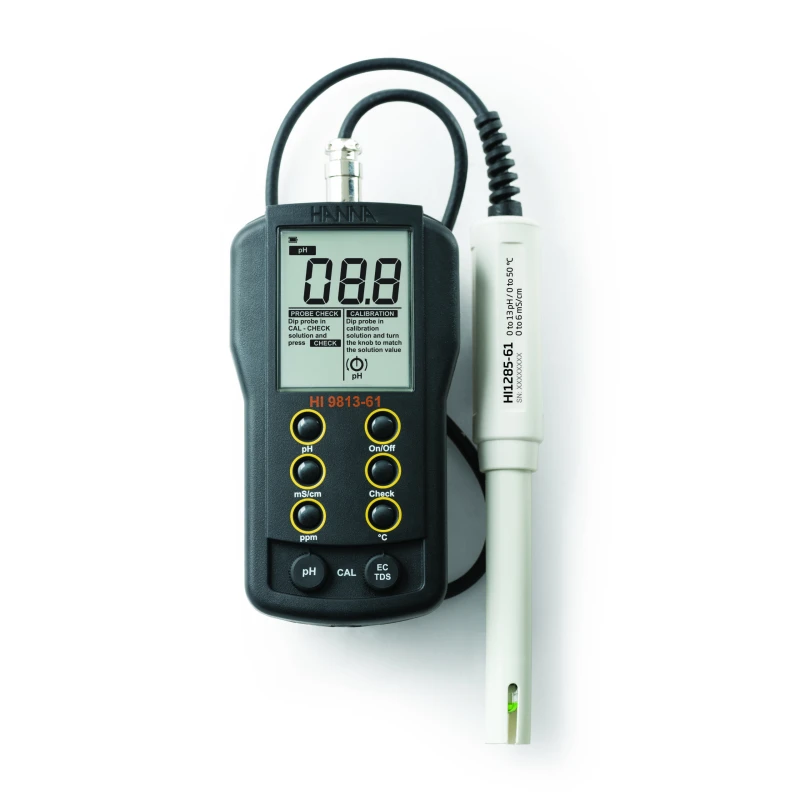 HI9813-61 Portable pH/EC/TDS/Temperature Meter, Multi-Parameter | EnvMart