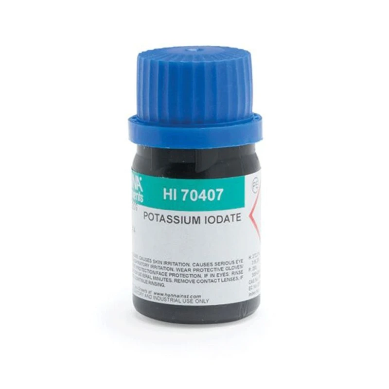 Potassium Iodate Standard Reagent HI70407, 20 g Bottle for Titration | EnvMart
