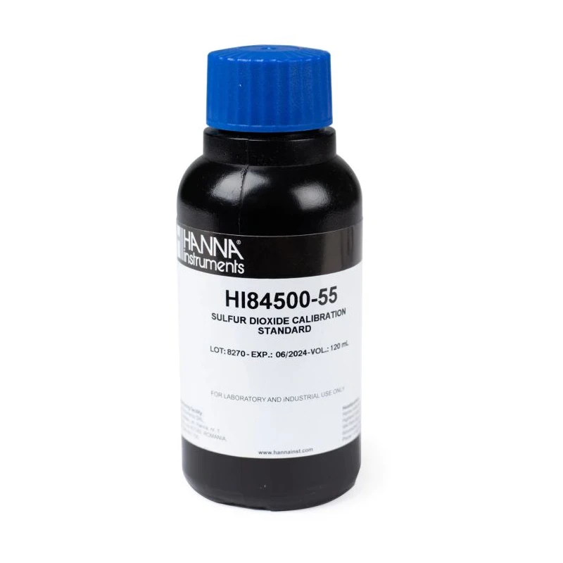 Pump Calibration Standard HI84500-55, 120 mL, for Sulfur Dioxide Mini Titrator | EnvMart