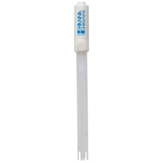 Hanna PVDF Body Foodcare pH Electrode with Quick Connect DIN Connector for Dairy Products - FC1013