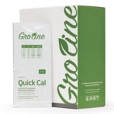 HI50036P Quick Calibration Solution for GroLine pH & EC Meters 25x20mL | EnvMart