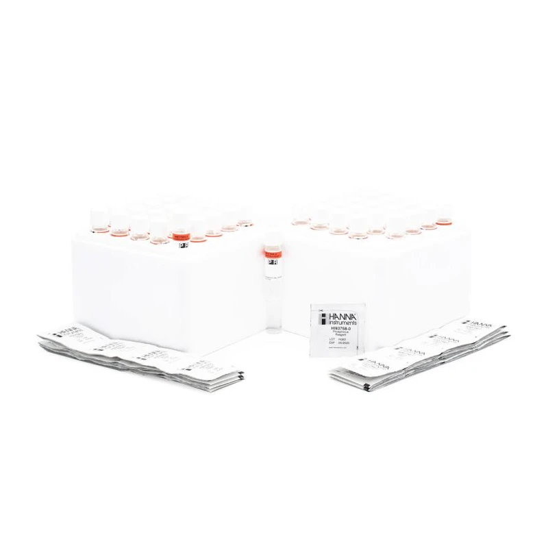 HI93758A-50 Reactive Phosphorus Reagents, 50 Test Kit, Ascorbic Acid Method for Benchtop Photometer | EnvMart