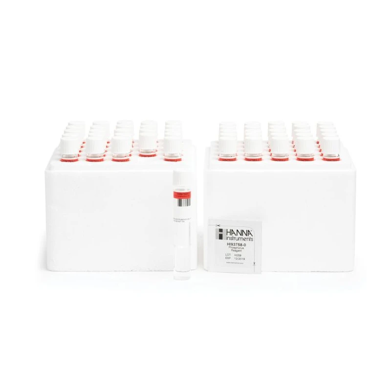 HI94758A-50 Reactive Phosphorus Reagents, 50 Tests, Barcode, EPA 365.2 | EnvMart