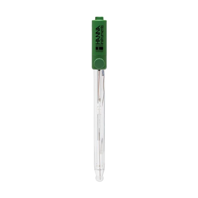 Hanna HI1043B Refillable Double Junction pH Electrode, Glass Body, High Temp, BNC | EnvMart