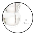 Refillable Double Junction pH Electrode HI1043P, Glass Body, High Temp, BNC + Pin | EnvMart