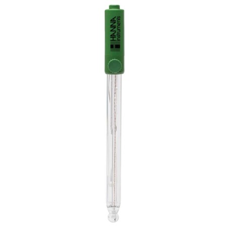 Hanna HI11313 Refillable Glass Body pH Electrode, DIN Connector, Double Junction, Lab Use | EnvMart
