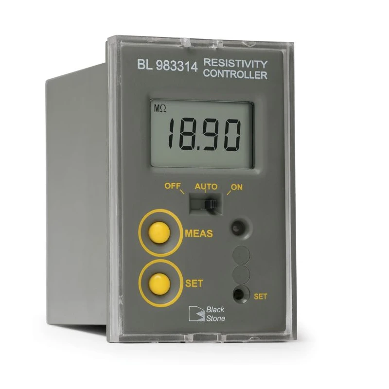 Resistivity Mini Controller BL983314 – 0.00–19.90 MΩ·cm, 115/230 VAC, Overdose Protection | EnvMart