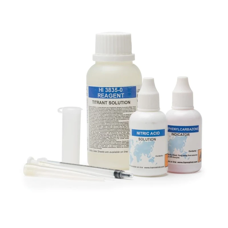 HI3835 Salinity Chemical Test Kit, 0–40 g/kg, 110 Tests, Titration | EnvMart