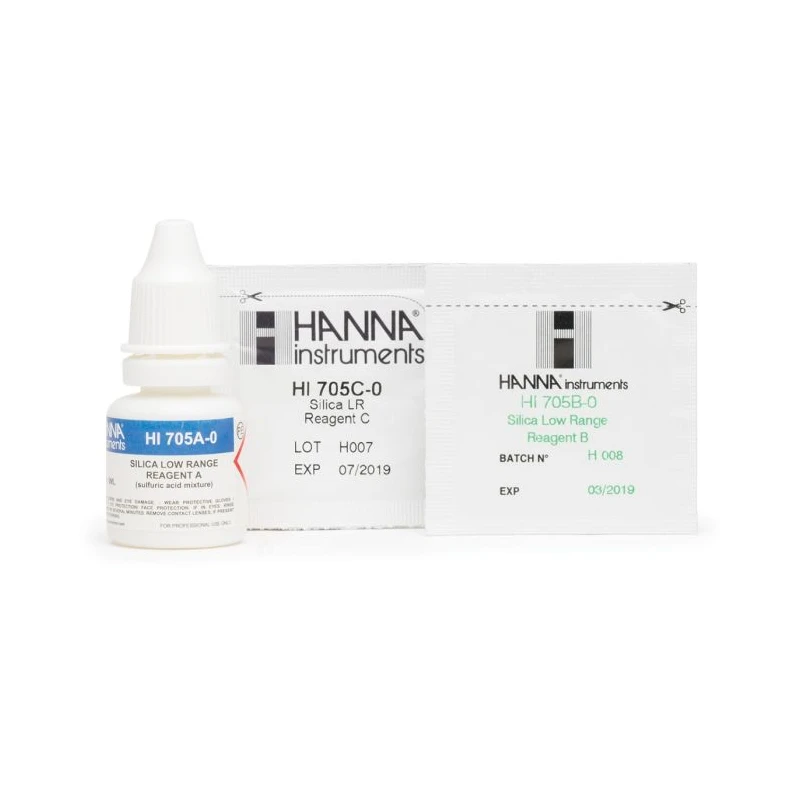 HI705-25 Silica Low-Range Checker Reagents | 25 Tests | Heteropoly Blue Method | EnvMart