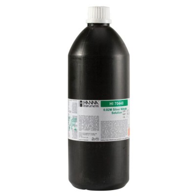 Hanna HI70448 Silver Nitrate Titrant 0.02M 1L | Laboratory Reagents | EnvMart