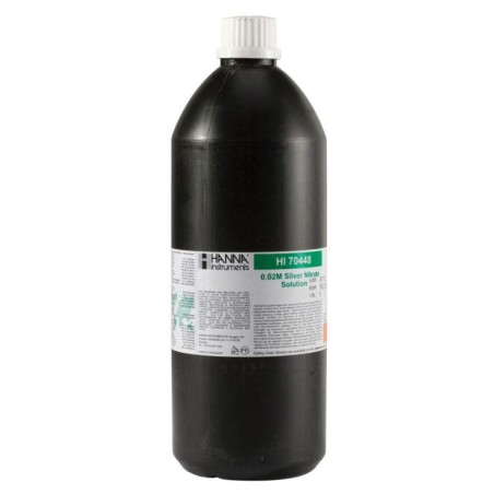 Hanna HI70448 Silver Nitrate Titrant 0.02M 1L | Laboratory Reagents | EnvMart