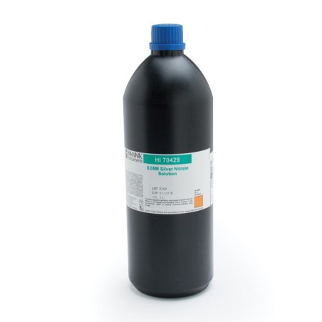 Hanna HI70429 Silver Nitrate Titrant 0.05M 1L for Argentometric Titrations | EnvMart