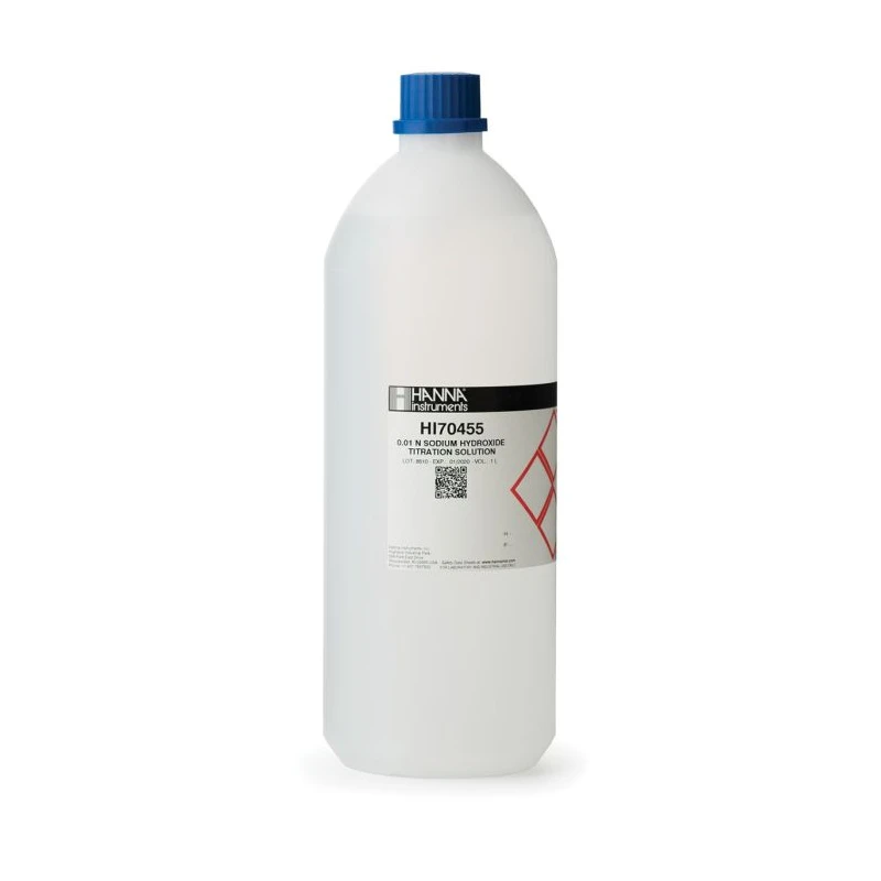 Sodium Hydroxide Titrant Solution HI70455 0.01N 1L | Laboratory Reagent | EnvMart