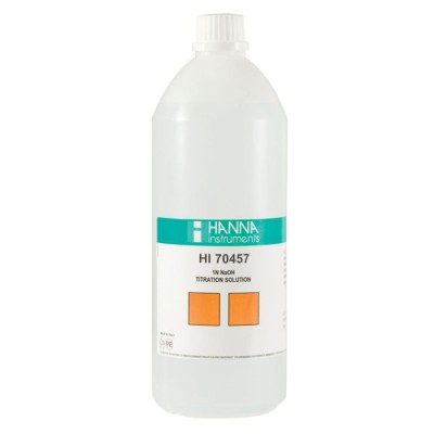 Hanna HI70457 1N Sodium Hydroxide Solution 1L Titrant Reagent | EnvMart
