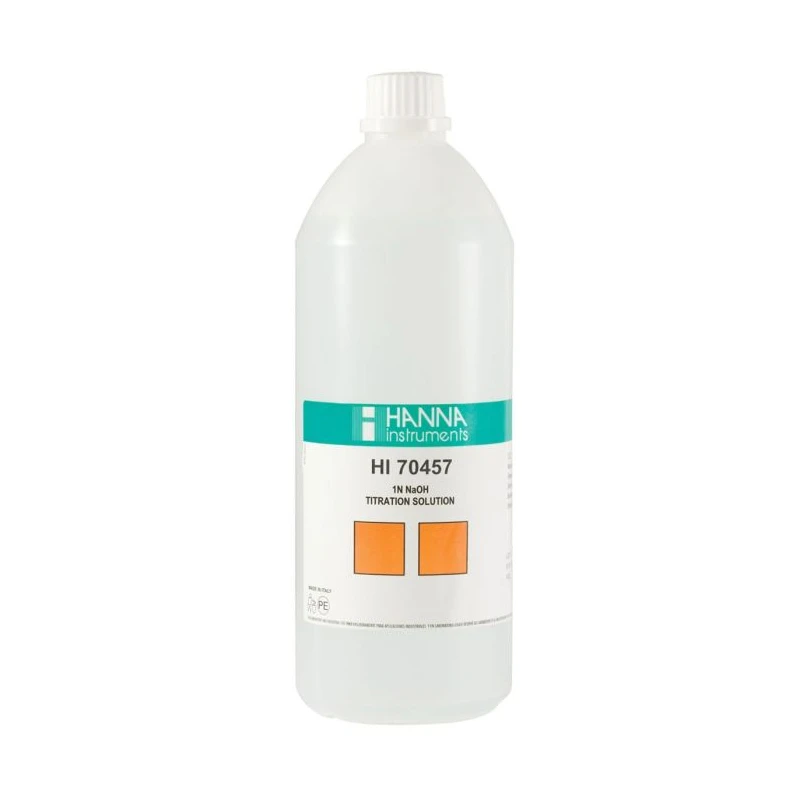 Hanna HI70457 1N Sodium Hydroxide Solution 1L Titrant Reagent | EnvMart