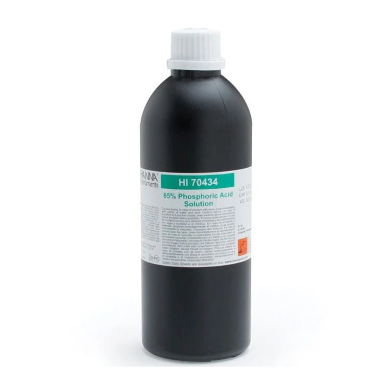 Hanna HI70435 Sodium Hydroxide Solution 5M, 500 mL Concentrated Reagent | EnvMart