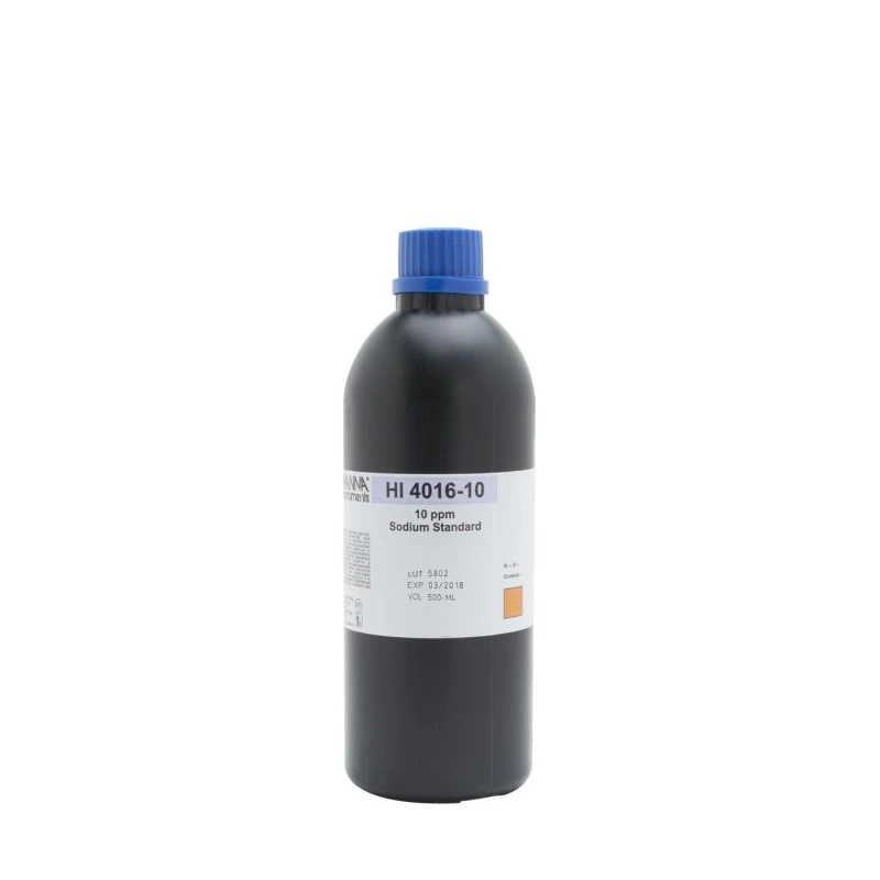 Hanna HI4016-10 Sodium ISE 10 ppm Standard Solution 500 mL | EnvMart