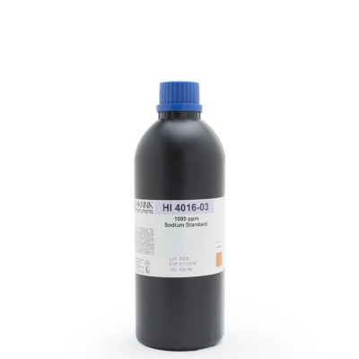 Sodium ISE 1000 ppm Standard Solution HI4016-03, 500 mL | Laboratory Calibration | EnvMart