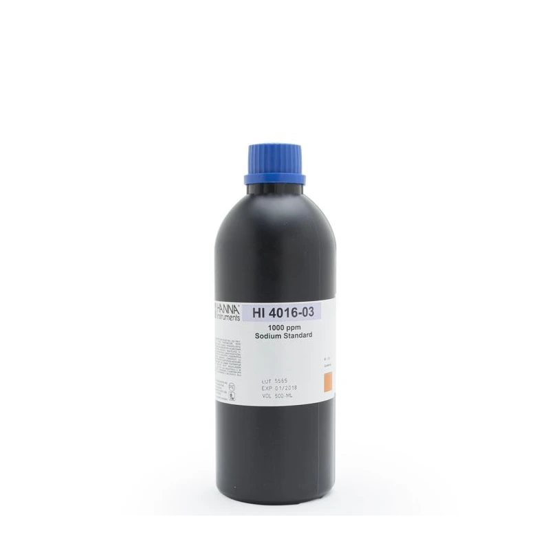 Sodium ISE 1000 ppm Standard Solution HI4016-03, 500 mL | Laboratory Calibration | EnvMart