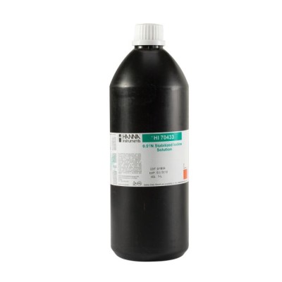 Hanna HI70433 Stabilized Iodine 0.01N 1L | Laboratory Redox Titration Solution | EnvMart