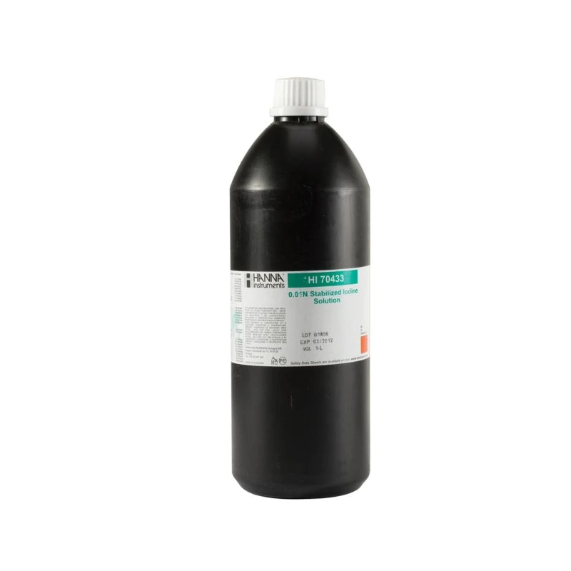 Hanna HI70433 Stabilized Iodine 0.01N 1L | Laboratory Redox Titration Solution | EnvMart