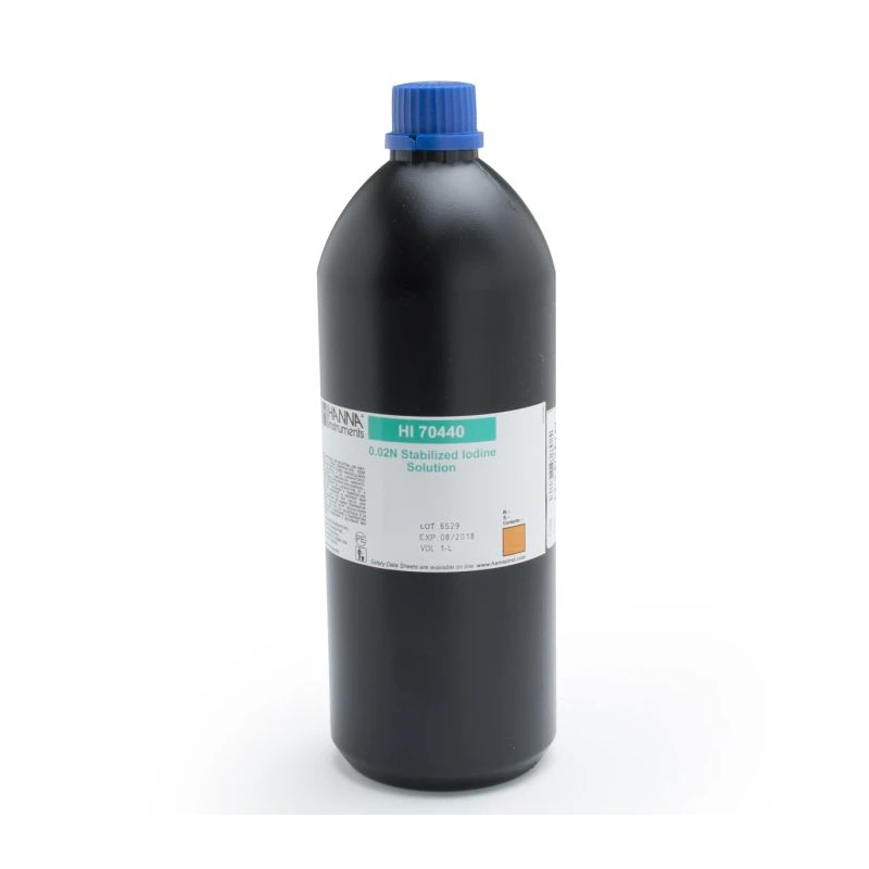 Stabilized Iodine 0.02N Titrant Solution 1L HI70440 | Laboratory Grade | EnvMart