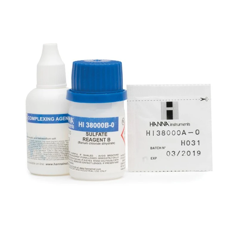 HI38000 Sulfate Test Kit, Turbidimetric, 20–100 mg/L, 100 Tests | EnvMart