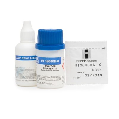Sulfate Test Kit Replacement Reagents HI38000-10, 100 Tests, Barium Chloride | EnvMart