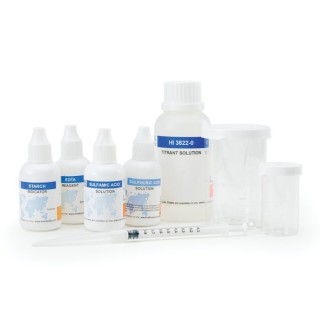 HI3822 Sulfite Chemical Test Kit, Titrimetric, 110 Tests, Iodometric Method | EnvMart