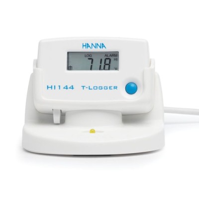 Temperature Data Logger HI144-kit Waterproof, -30 to 70°C, 8000 Logs, USB Cradle | EnvMart