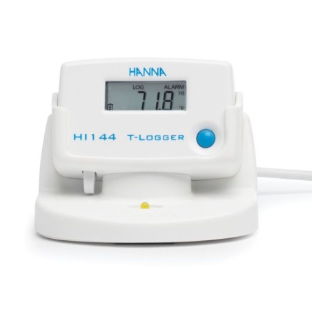 Temperature Data Logger HI144-kit Waterproof, -30 to 70°C, 8000 Logs, USB Cradle | EnvMart