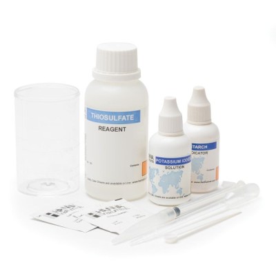 Total Chlorine Extended Range Test Kit HI38023, 10–200 mg/L, 100 Tests | EnvMart