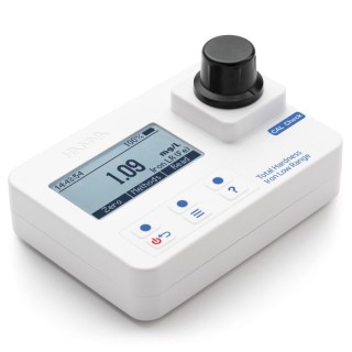 HI97741 Portable Total Hardness and Iron LR Photometer Meter Only | Advanced Water Analysis